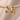 Stainless Steel Earrings Zircon Gold Plated